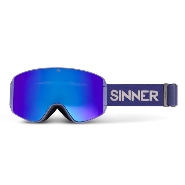 AURA SKI GOGGLES - MATTE DUSK BLUE - 2 LENSES