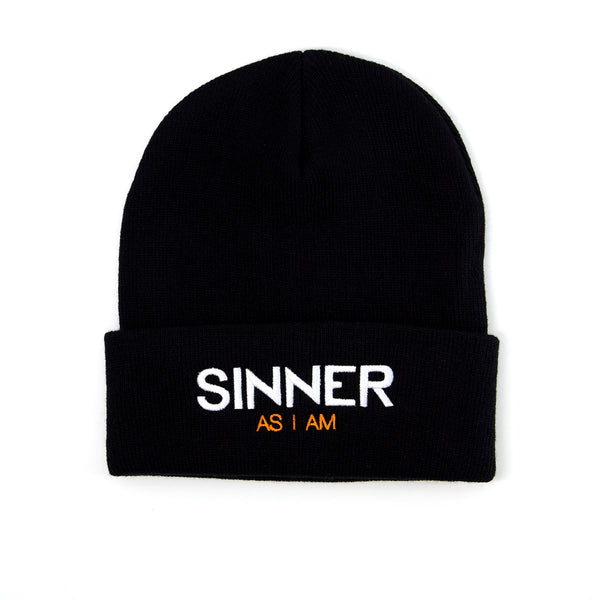 SINNER AS I AM BONNET - NOIR
