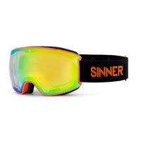 BOREAS MASQUE DE SKI - ORANGE FLUO MAT - 2 ECRANS SINTRAST®