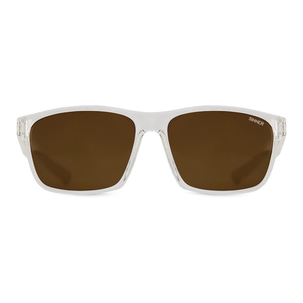 BRENI LUNETTES DE SOLEIL - TRANSPARENT / MARRON - VERRE SINTEC®