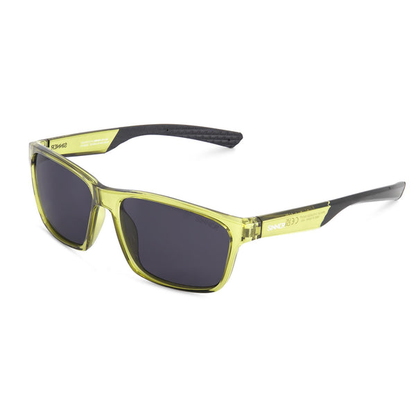 BRENI LUNETTES DE SOLEIL - OLIVE VERT / NOIR - VERRE SINTEC®