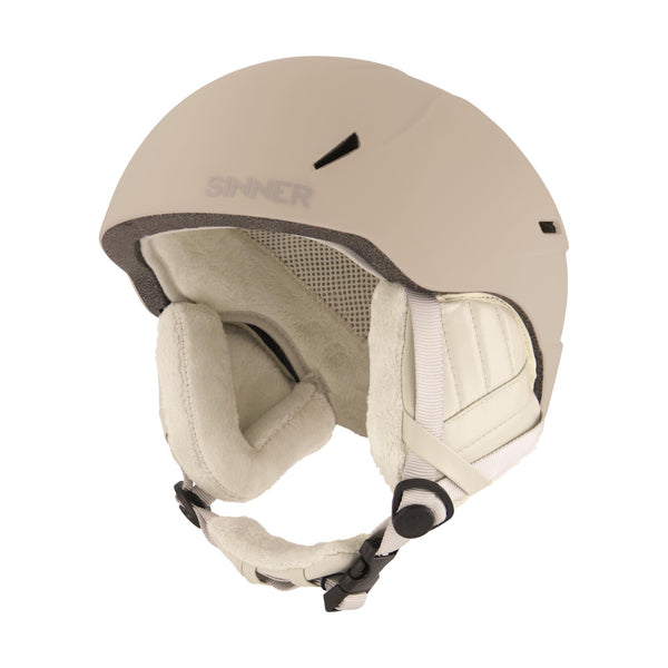 CREST SKIHELM - MAT LICHTGRIJS