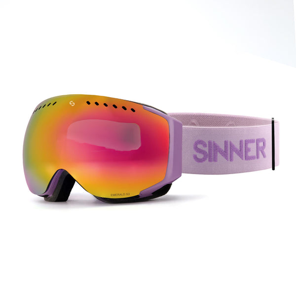 EMERALD SKI GOGGLES - MATTE LILAC