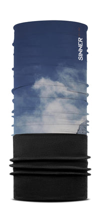 AUSTRIA FLEECE BANDANA - BLAUW / GRIJS / ZWART