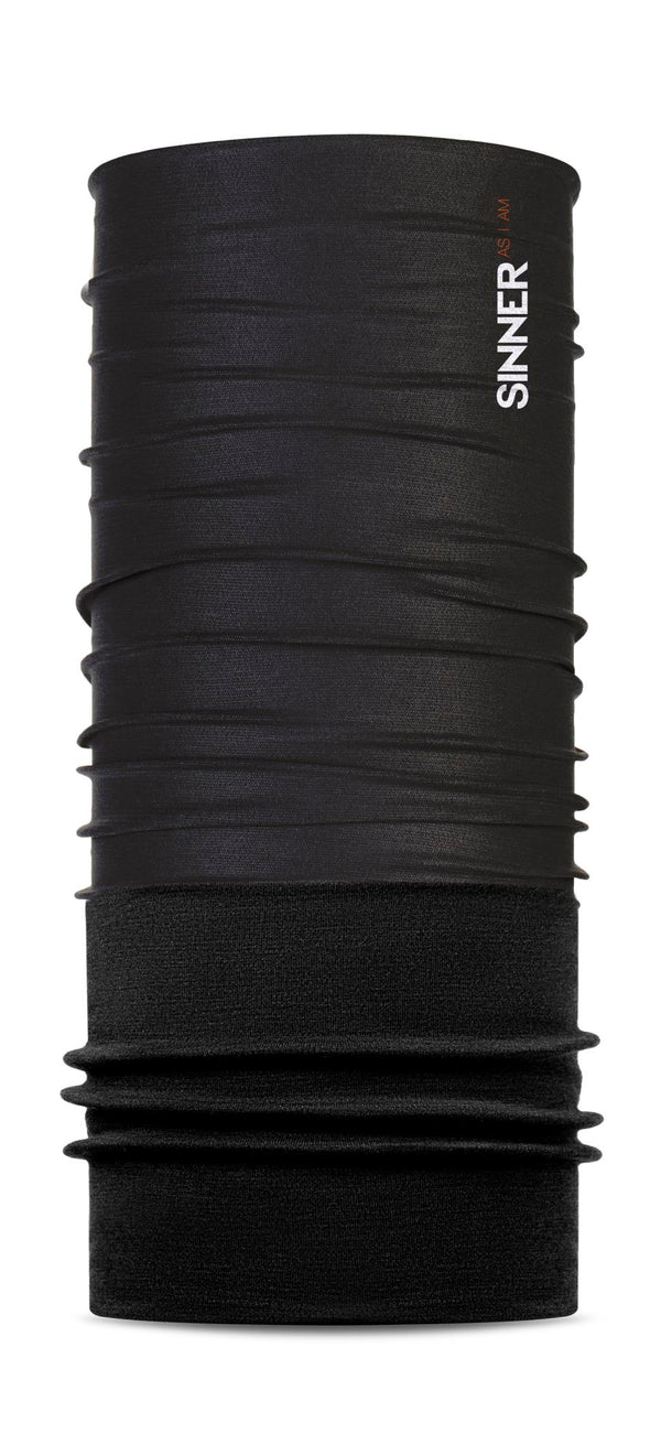 SOLID FLEECE BANDANA - ZWART