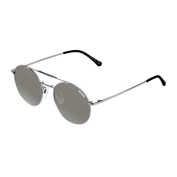 KNOX ZONNEBRIL - ZILVERKLEURIG METAAL - SINTEC® LENS