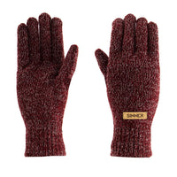 MONSERRATE HANDSCHUHE - BURGUNDERROT