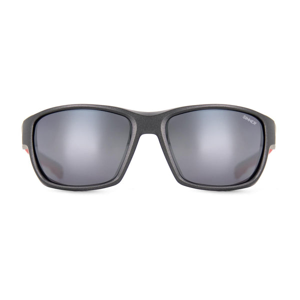 NIRAPI MOUNTAIN GLETSJERBRIL - MAT GUNMETAL / ROOD