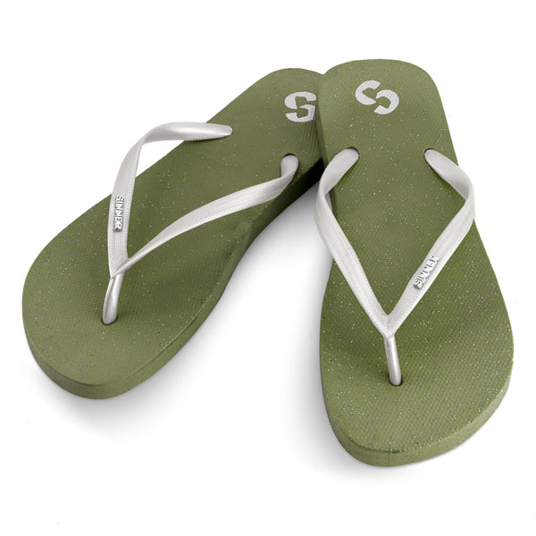 PADANK FLIP-FLOPS DAMEN - GRUN
