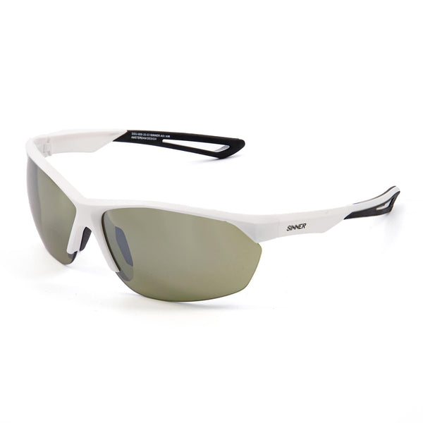 PITCH GOLF ZONNEBRIL - MAT WIT - SINTRAST® GLAS