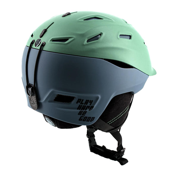 SERFAUS SKI HELMET - GREEN/GREY
