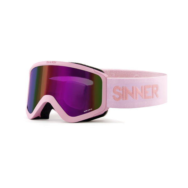 SNOW CUB MASQUE DE SKI - ROSE CLAIR MAT