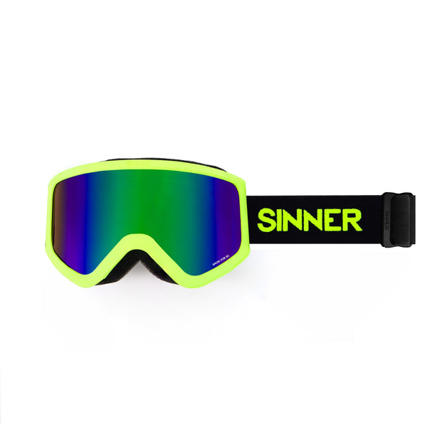 SNOW CUB MASQUE DE SKI - VERT FLUO MAT
