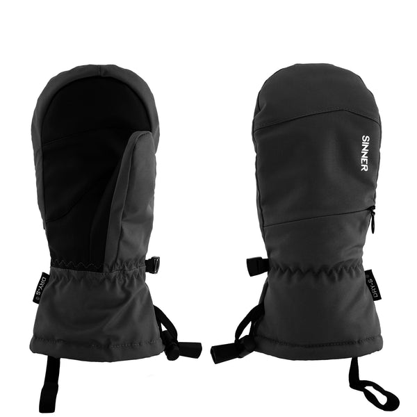 SNOW VALLEY DRY-S® WANTEN KINDEREN - ZWART