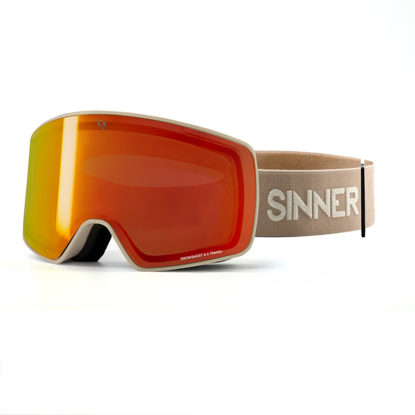 SNOWGHOST II S MASQUE DE SKI - GRIS CLAIR MAT - ECRAN SINTRAST TRANS+®