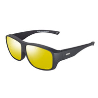SUNRISE ZONNEBRIL - ZWART NACHTZICHT - SINTEC® GLAS