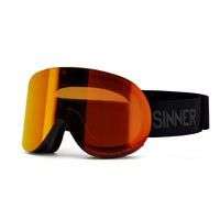 TAUR LUNETTES DE SKI - NOIR MAT - LENTILLE SINTRAST®/TRANS+®