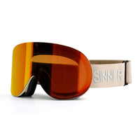 TAUR LUNETTES DE SKI – GRIS CLAIR MAT - LENTILLE SINTRAST®/TRANS+®