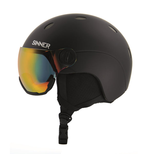 TITAN VISOR SKIHELM - MAT ZWART - TRANS+® LENS