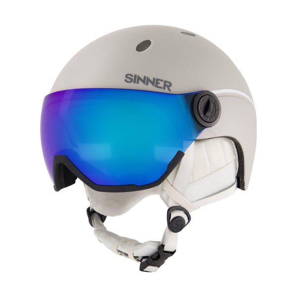 TITAN VISOR SKIHELM - MAT LICHTGRIJS