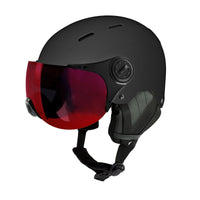 TYPHOON VISOR SKI HELMET - MATTE BLACK