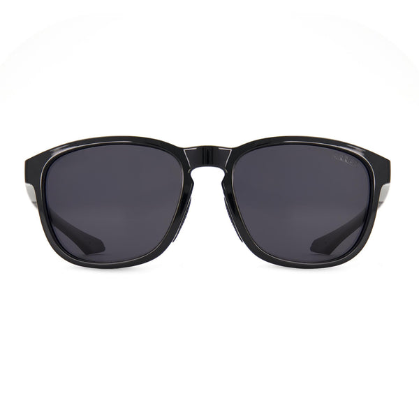 YACAN LUNETTES DE SOLEIL - NOIR BRILLANT / NOIR MAT - VERRE SINTEC®
