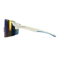 AMLA SUNGLASSES - MATTE WHITE / LIGHT BLUE