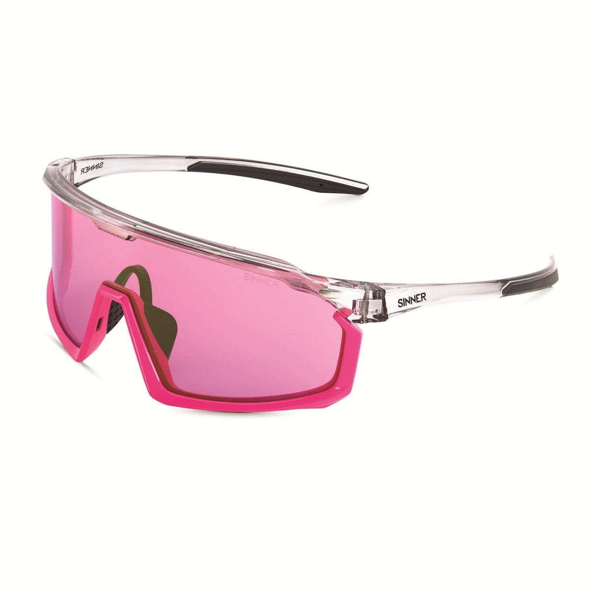 ARAZA ZONNEBRIL - LICHTCRYSTAL GRIJS / GLANZEND ROZE