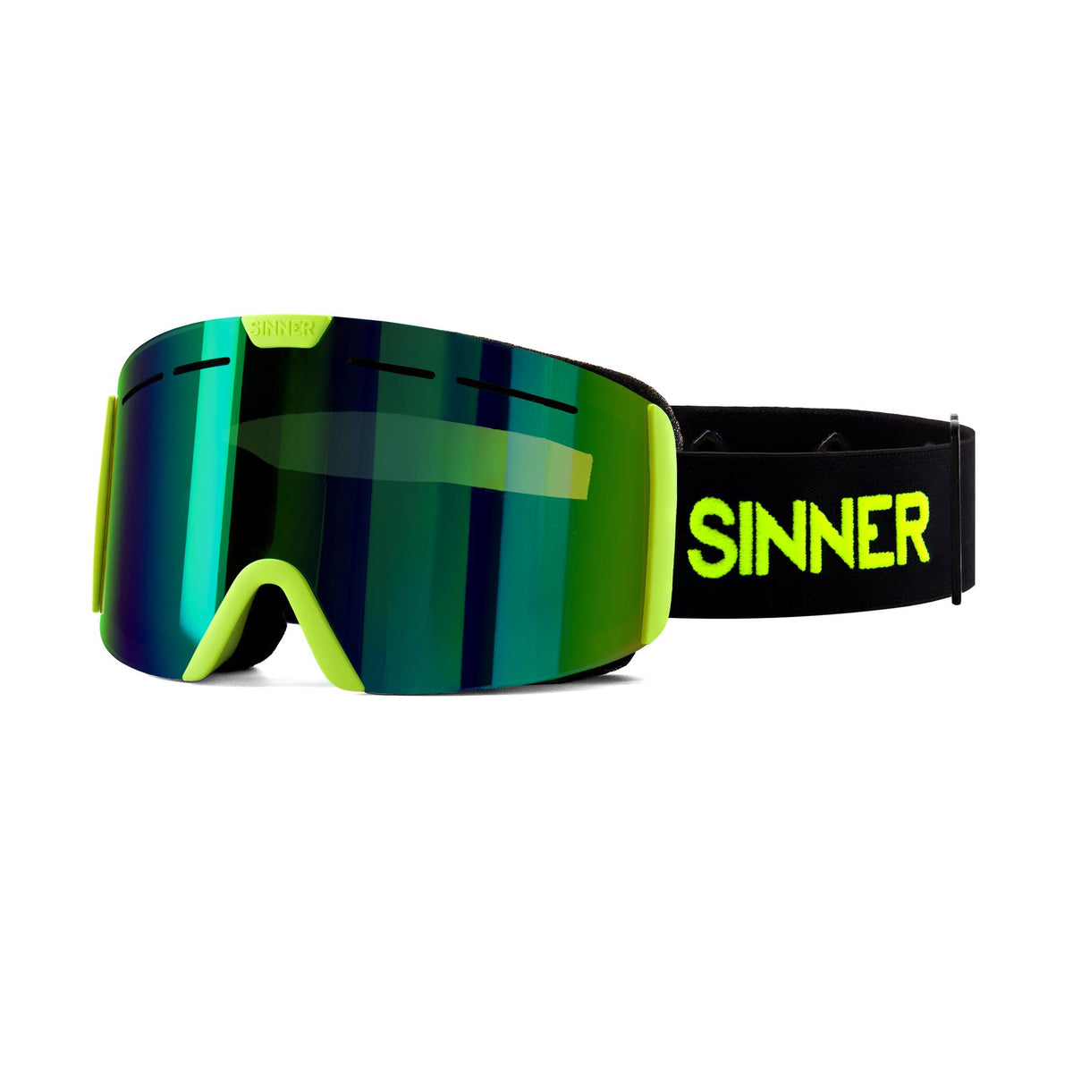 ARC S SKIBRIL - MAT NEONGROEN