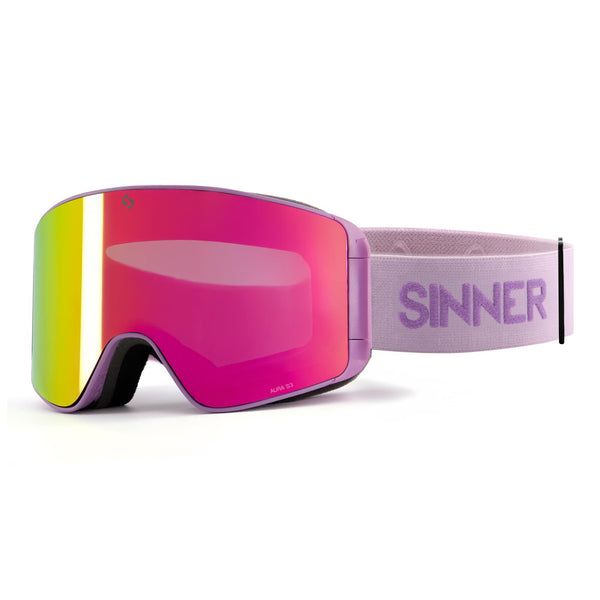 AURA SKI GOGGLES - MATTE LILAC - 2 LENSES