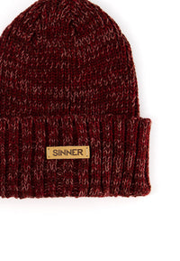 AVELIN BEANIE - BURGUNDY RED MELANGE