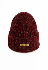 AVELIN BEANIE - BURGUNDY RED MELANGE