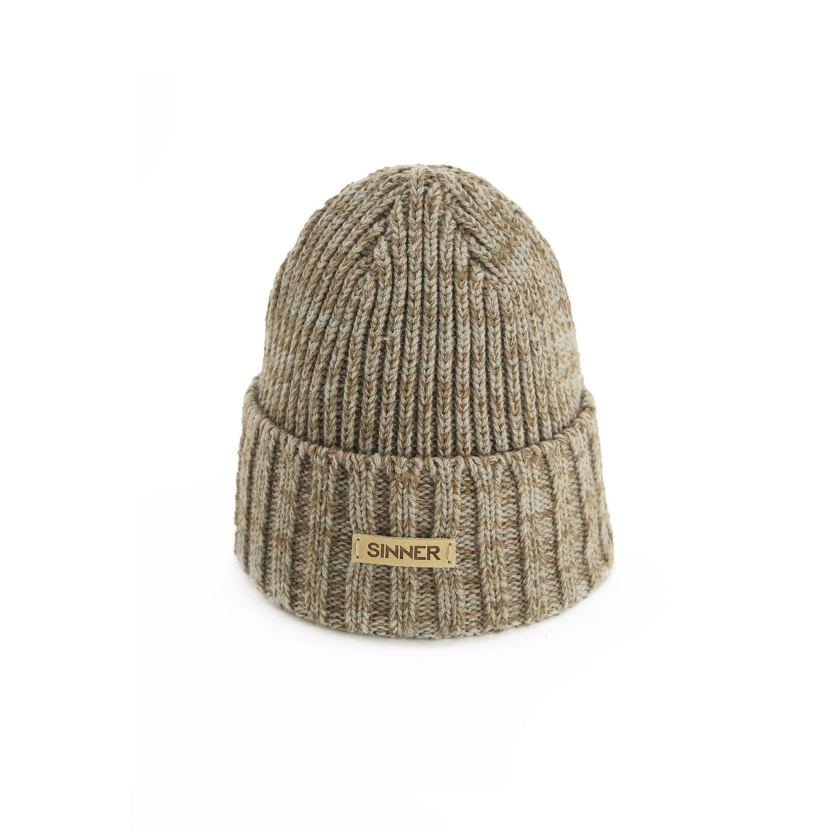 AVELIN II GORRO - MELANGE MARRÓN CLARO