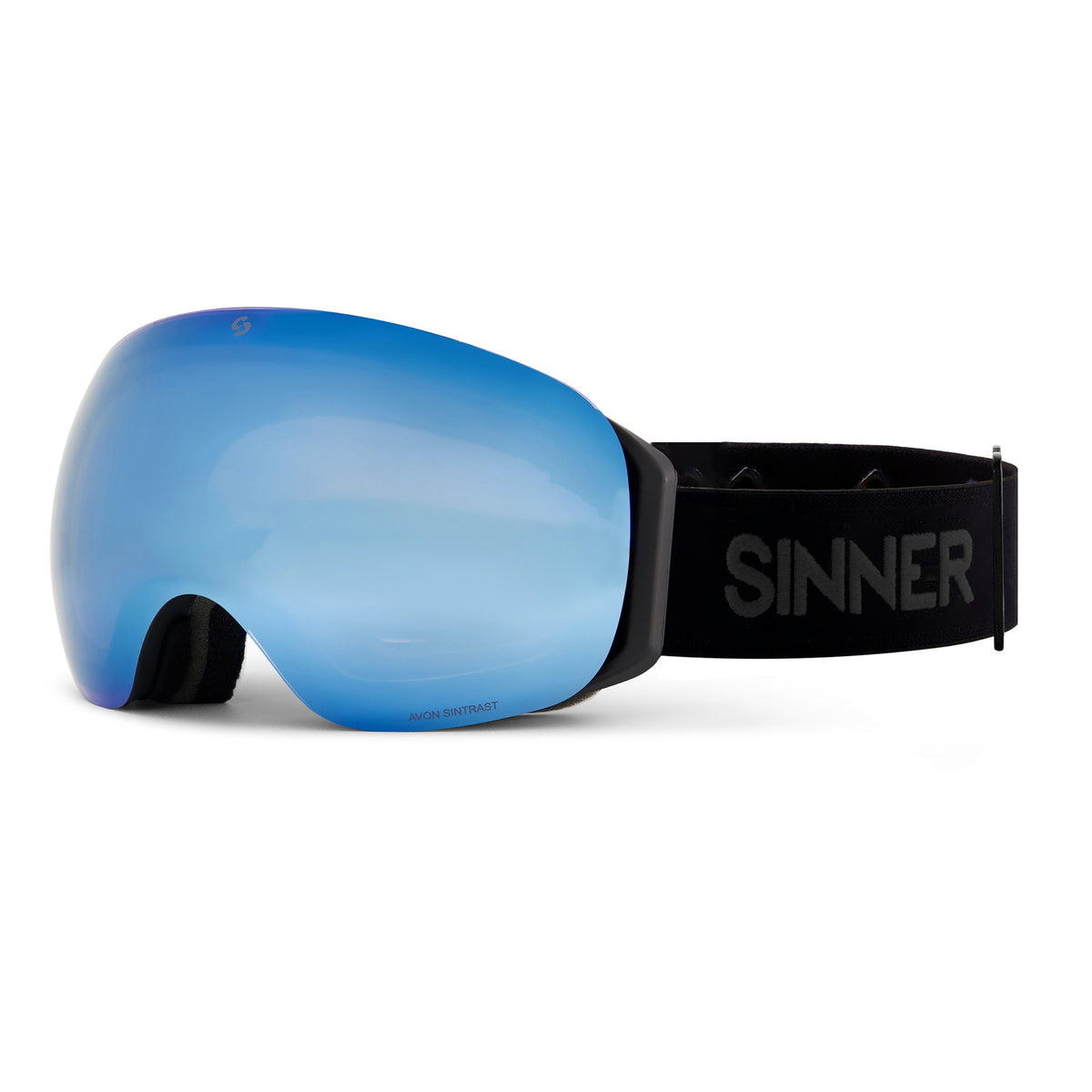 AVON SKIBRIL - MAT ZWART - 2 SINTRAST® LENZEN