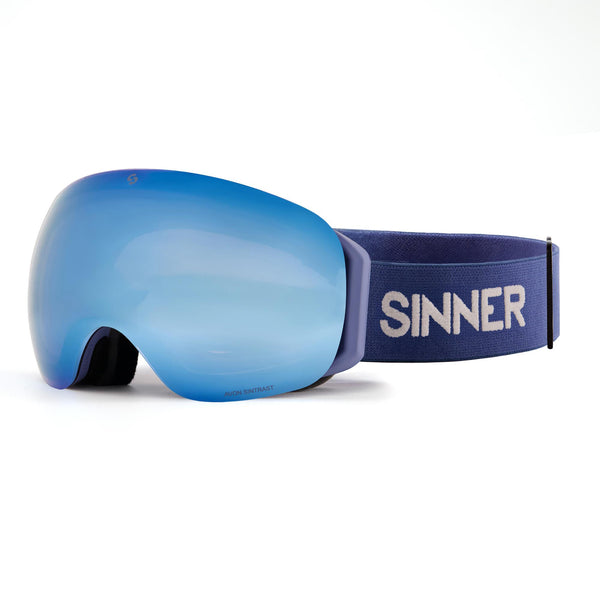 AVON SKI GOGGLES - MATTE DUSK BLUE - 2 SINTRAST® LENSES