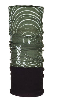 WOOD BANDANA EN POLAIRE - VERT MOUSSE