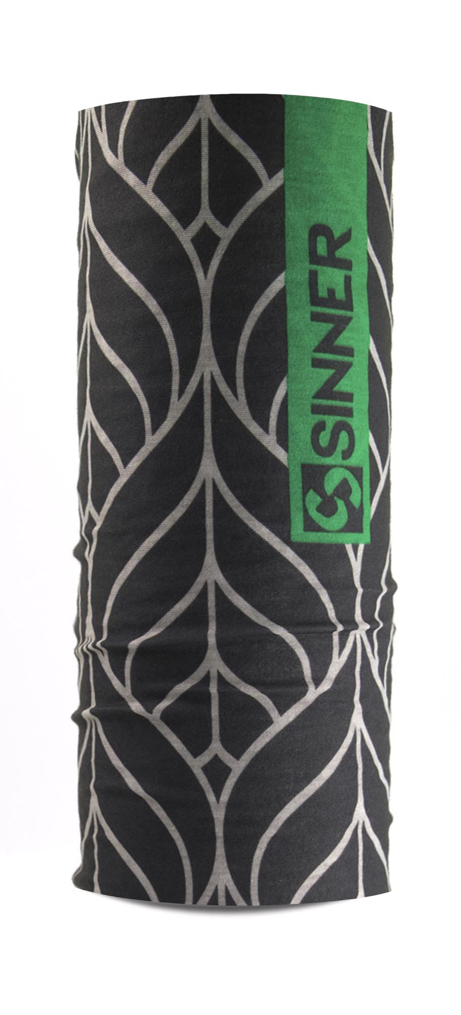 LEAVES GEO BANDANA - GRAU