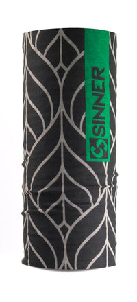LEAVES GEO BANDANA - GRAU