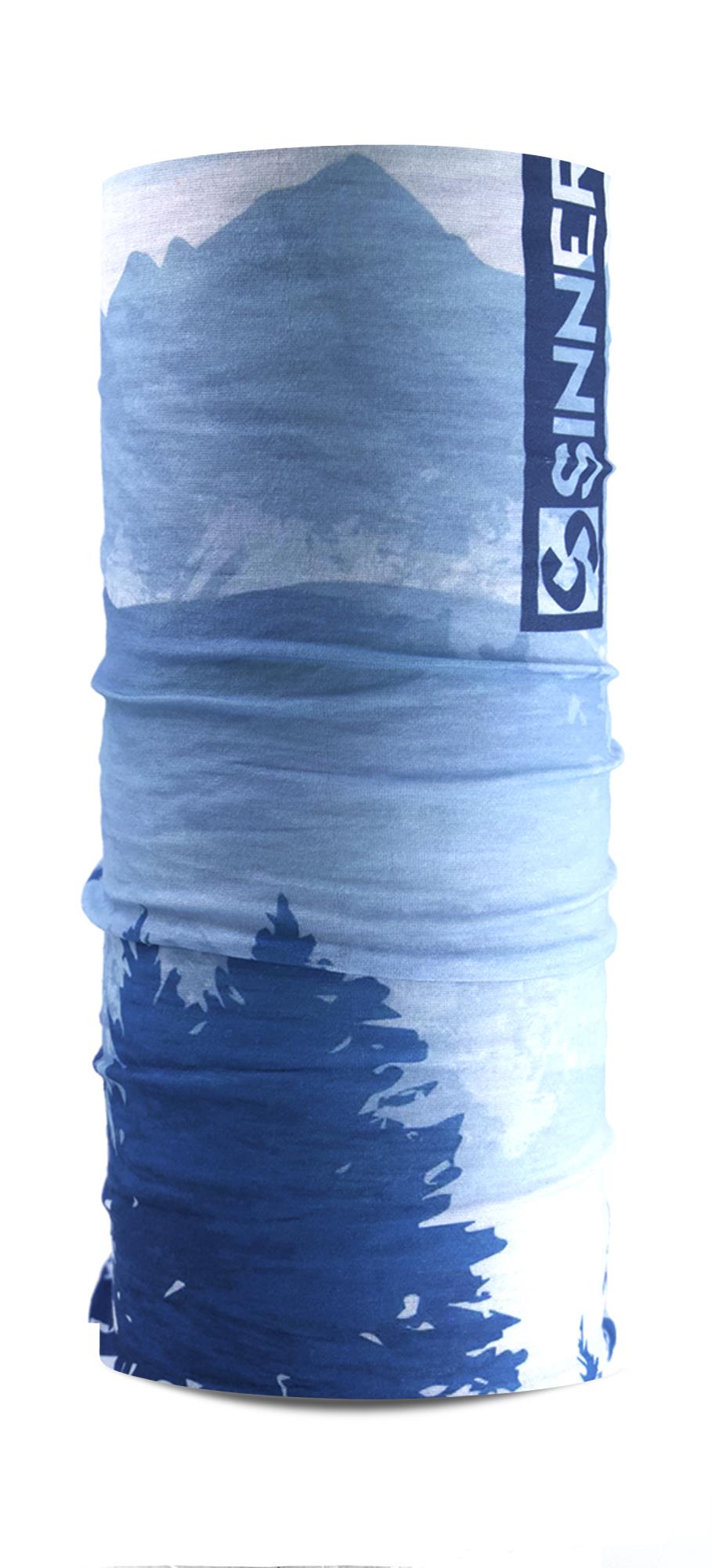 WATER MOUNTAIN BANDANA - BLEU