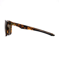 BAUHI LUNETTES DE SOLEIL - MARRON BRILLANT TORTOISE / NOIR MAT