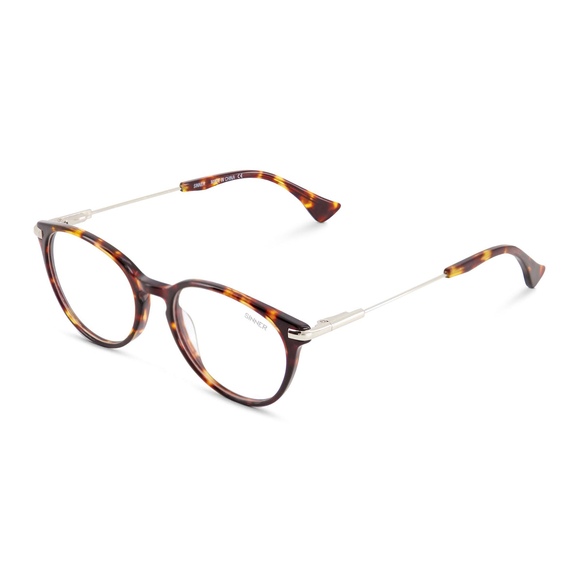 BLAZE BRILLE - BRAUN TORTOISE / SILBERFARBEN