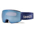 BOREAS SKI GOGGLES - MATTE DUSK BLUE - 2 SINTRAST® LENSES