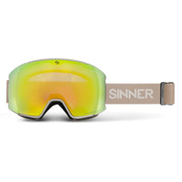 BOREAS SKIBRIL - MAT LICHTGRIJS - 2 SINTRAST® LENZEN