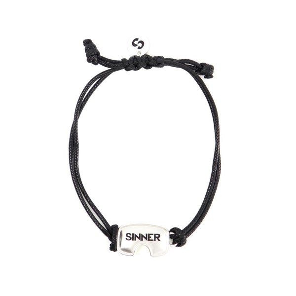SINNER AS I AM - ARMBAND - ZWART