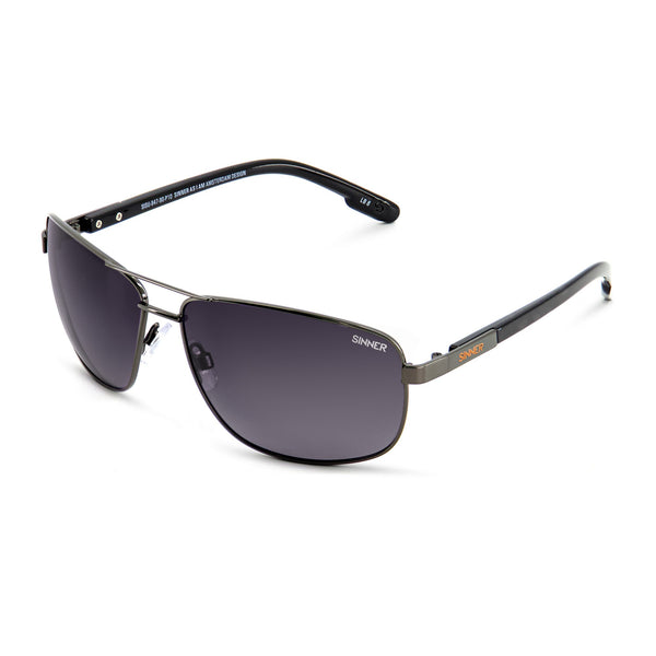 BRANDON X SUNGLASSES - GUN METAL - SINTEC® LENS