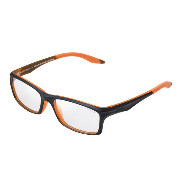 CALEB GAFAS - NEGRO MATE / NARANJA