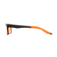 CALEB GLASSES - MATTE BLACK / ORANGE
