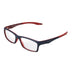 CALEB LUNETTES - NOIR MAT / ROUGE