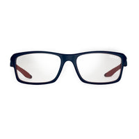 CALEB LUNETTES - NOIR MAT / ROUGE