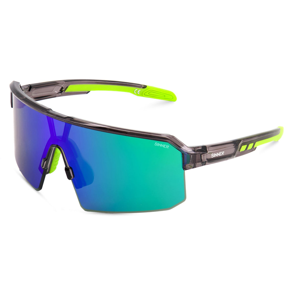 CALYA SONNENBRILLE - DUNKELCRYSTAL GRAU / MATT GRÜN